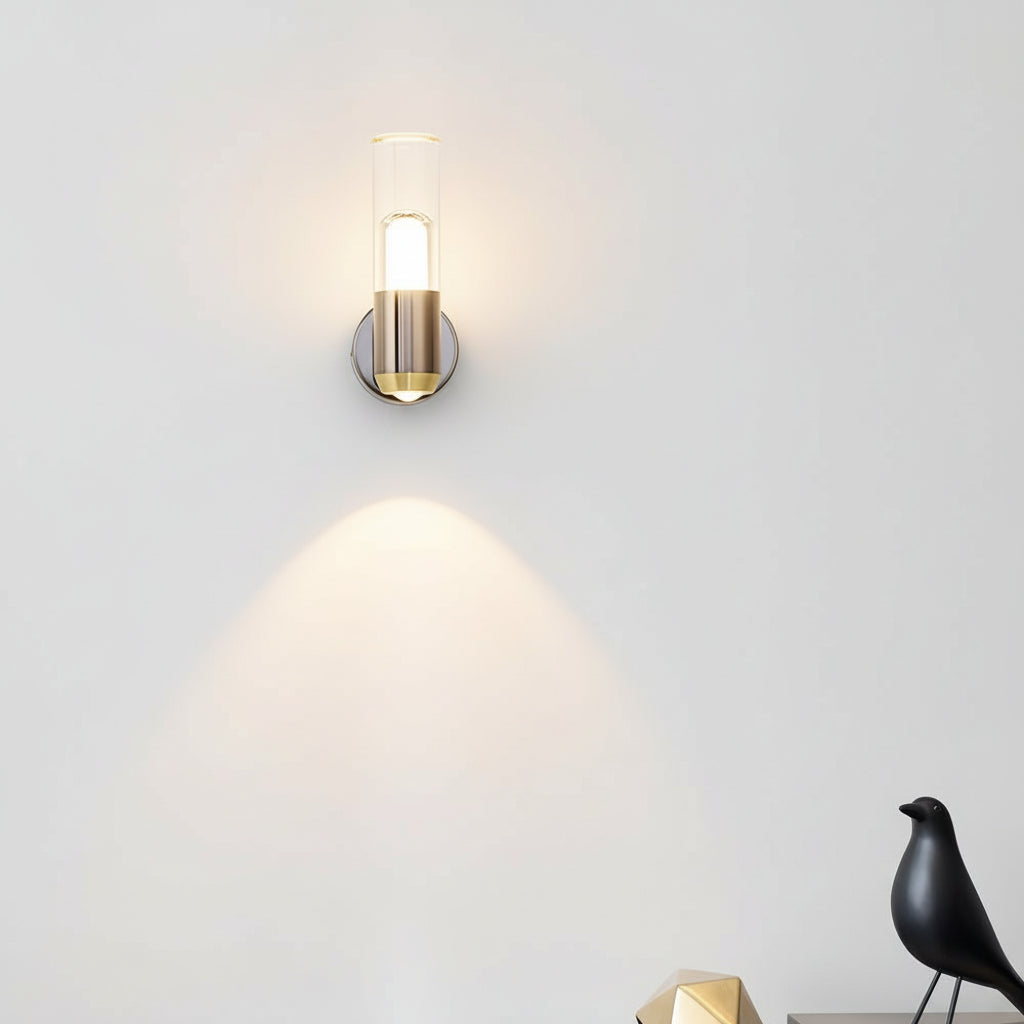 Dimmable Acrylic LED Wall Sconce Modern Strip Gold Black 3-Color | Kalsten