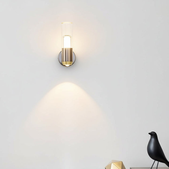 Dimmable Acrylic LED Wall Sconce Modern Strip Gold Black 3-Color | Kalsten