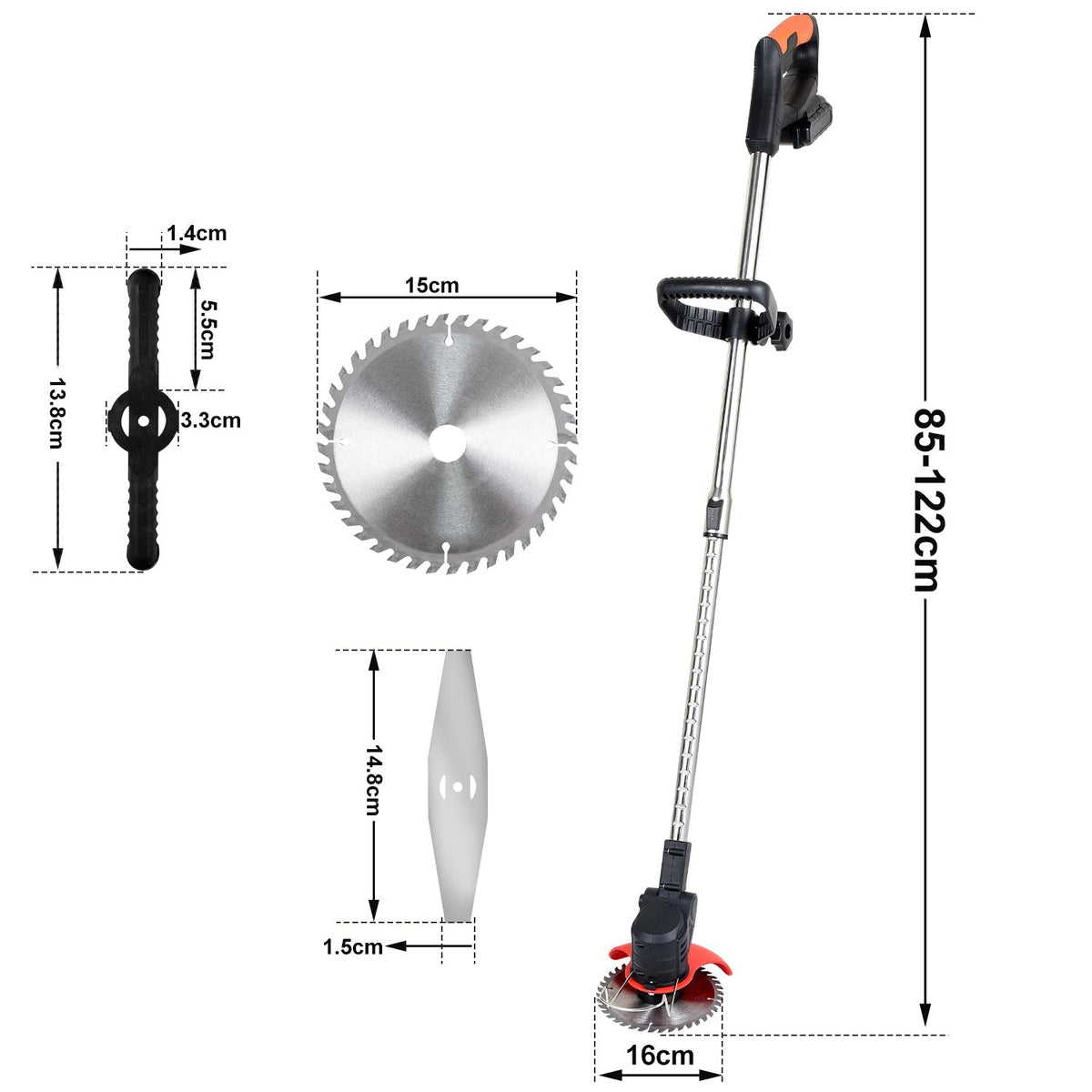 Skanto Battery Lawn Mower 21V 8000 RPM | Skanto