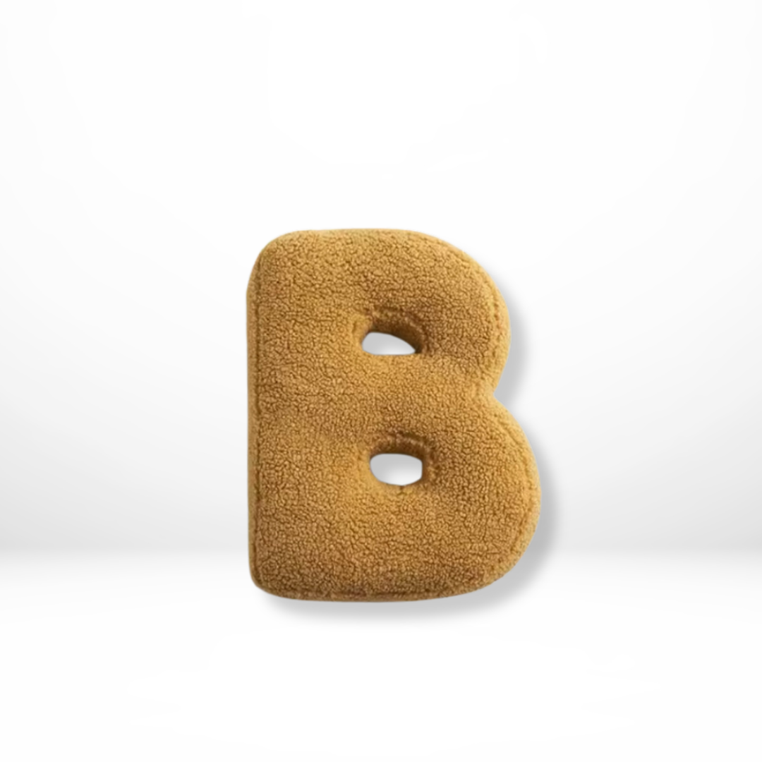 Kalsten | Velvet Alphabet Decorative Cushion With Letters A To Z