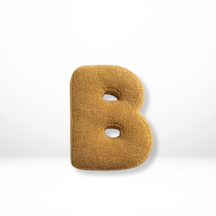 Kalsten | Velvet Alphabet Decorative Cushion With Letters A To Z