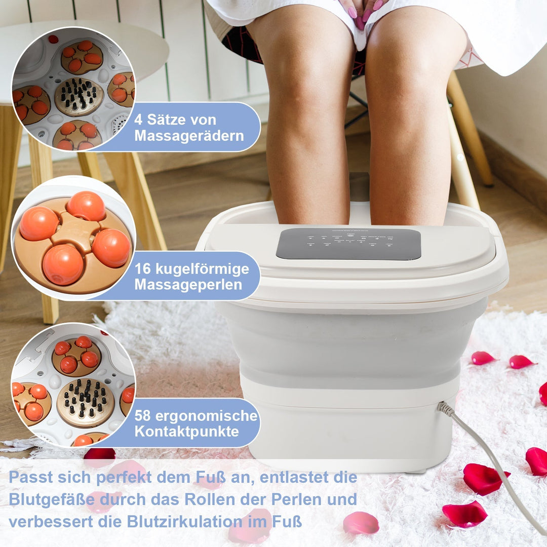 Electric foot massage device heating foldable | Kalsten