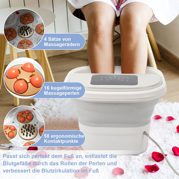 Electric foot massage device heating foldable | Kalsten