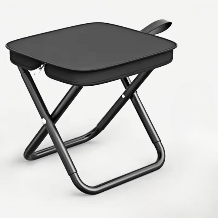 Kalsten | Portable Folding Camping Stool with Adjustable Zippers and Metal Frame