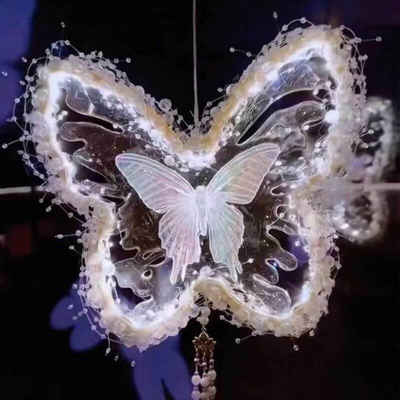 Handmade Butterfly Lamp Diy Butterfly Small Night Lamp | Kalsten