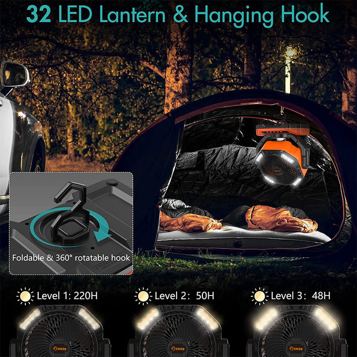 Rechargeable Camping Fan | Kalsten