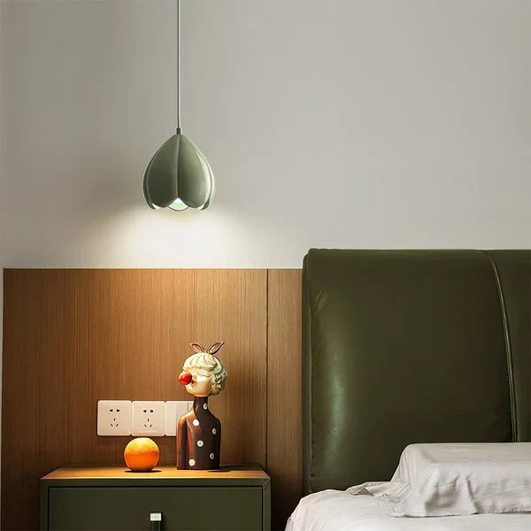 French Style Creamy Hanging Lamp Rustic Nature-Inspired Design Pendant Light | Kalsten