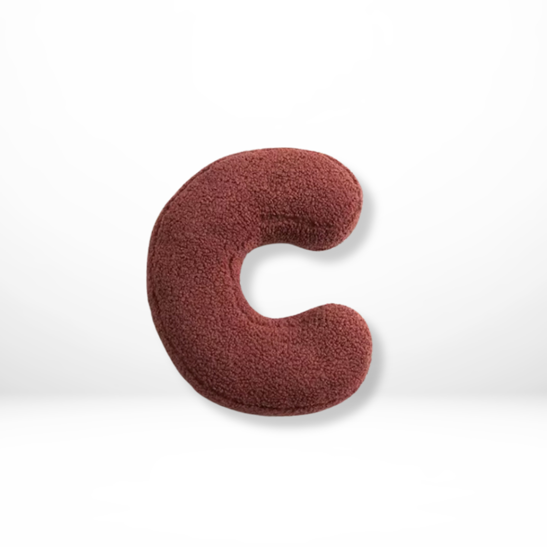 Kalsten | Velvet Alphabet Decorative Cushion With Letters A To Z