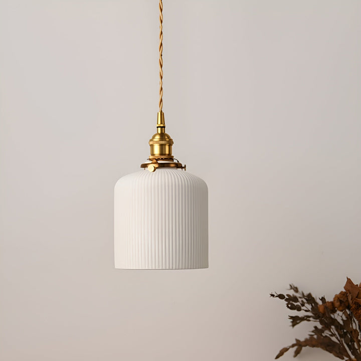 AmberZen Light – Vintage Ceramic Glass Pendant Light | Kalsten