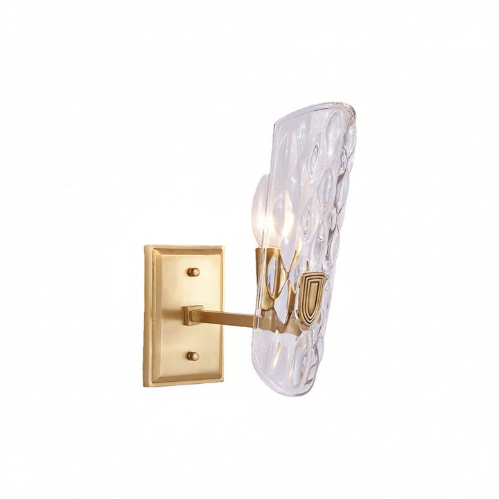 Wall Sconce – European Classic Brass Glass Metal E27 (18x30cm) | Kalsten