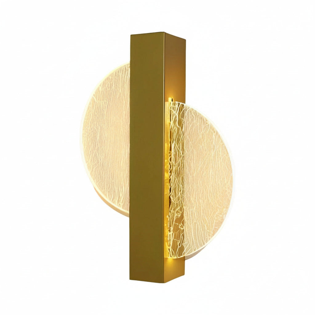 LED Wall Sconce Light – Modern Nordic Geometric Acrylic Bedside (25x20cm / 9.8x7.9in) | Kalsten