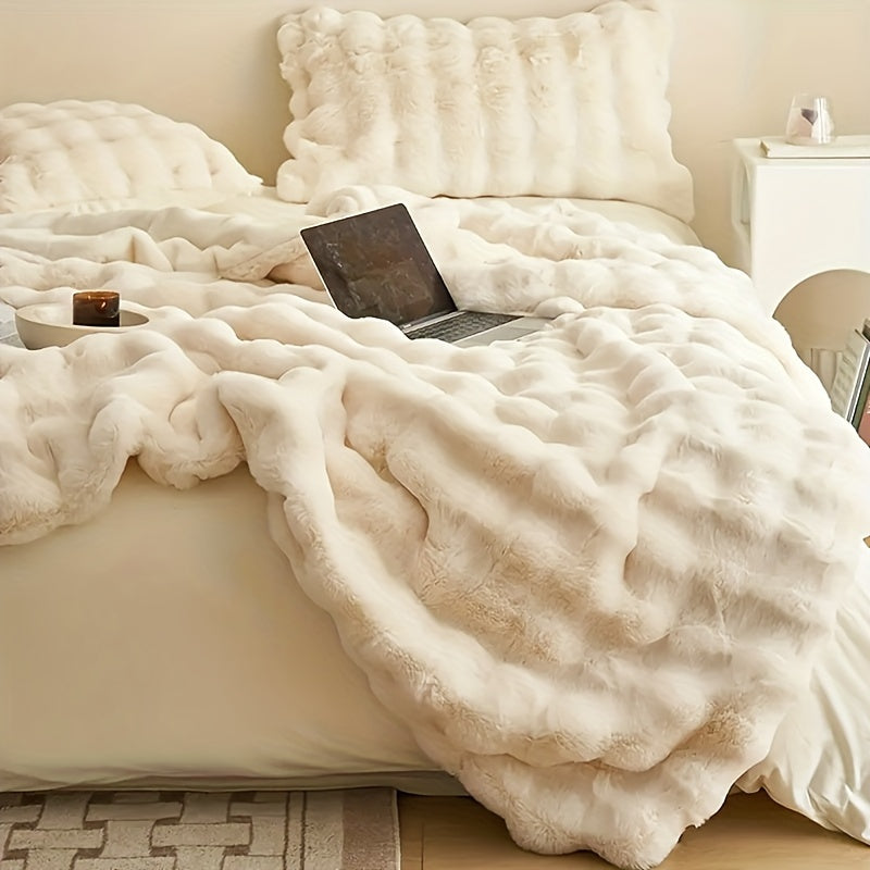 Elegant Rabbit Fleece Blanket - Luxury and Durable Kalsten