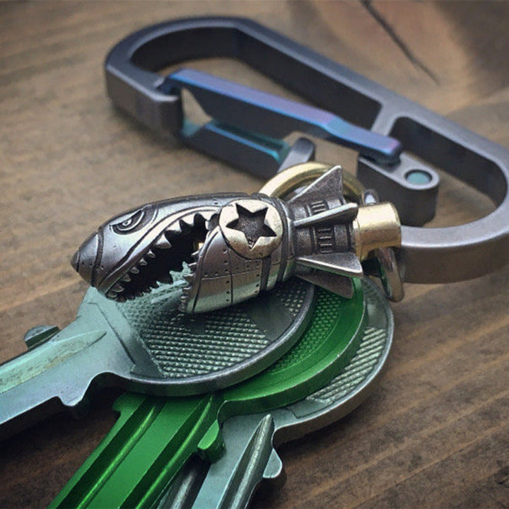 Kalsten | Piston Art Skull Keychain