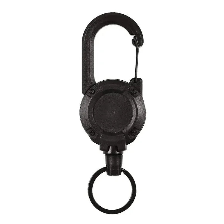 Kalsten | Heavy-Duty Tactical Retractable Keychain – Multi-Use Outdoor Carabiner Tool
