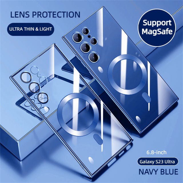Kalsten | Transparent Luxury Coating Magnetic Cover for Samsung