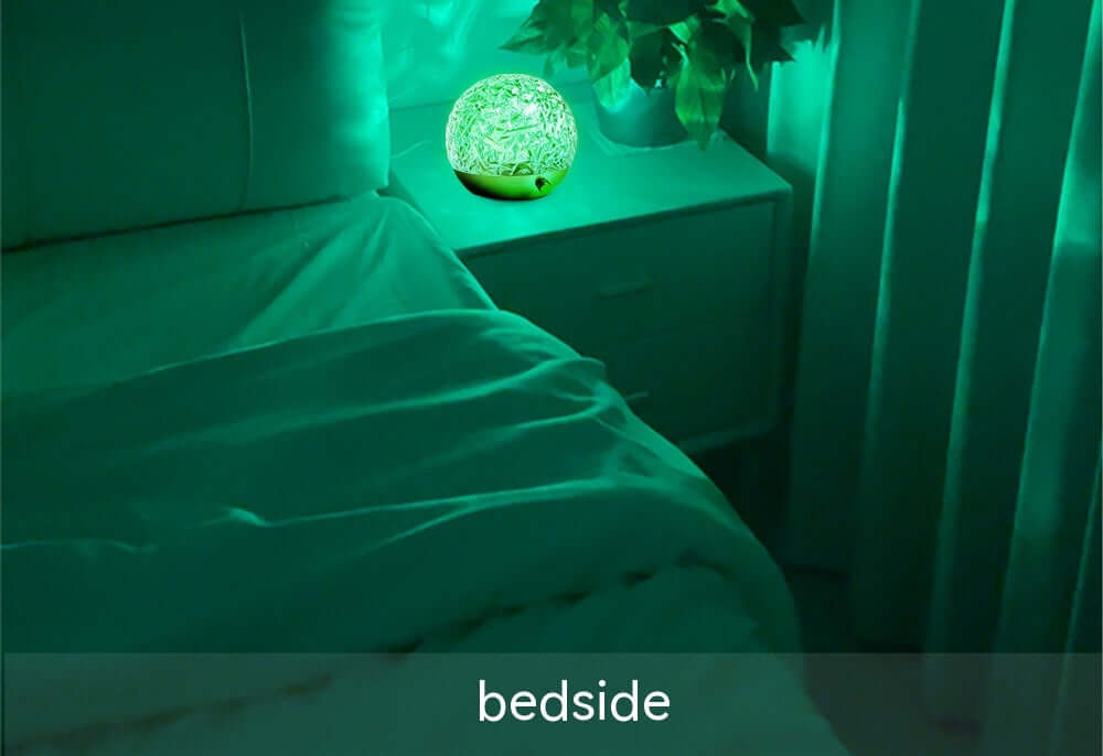 New Water Ripple Projector Night Light Crystal Mood Lamp Bedside Home Bedroom Decoration Aesthetic Christmas Gift Sunset Lights | Kalsten