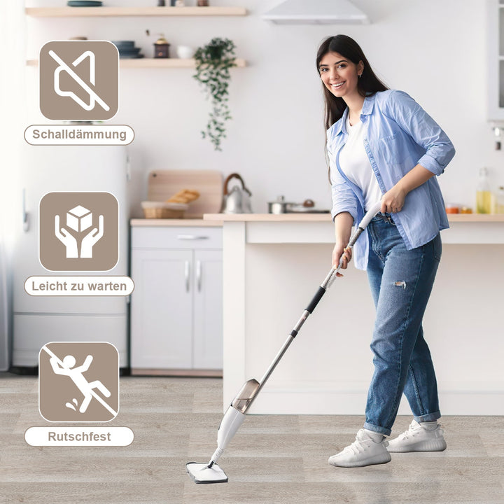 PVC Flooring Self-Adhesive Vinyl Floor 1.5mm Thickness | Kalsten
