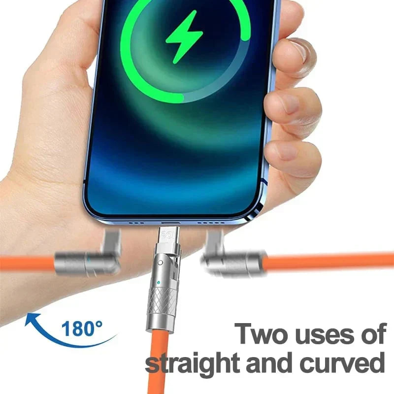 180° rotatable quick charger cable | Kalsten