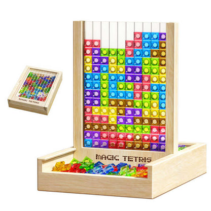 Skanto | TetrisWood Game – Sustainable Wooden Puzzle Game for Family Fun & Brain Training