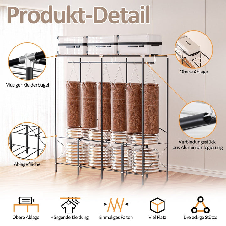 Foldable wardrobe bedroom cabinet | Kalsten