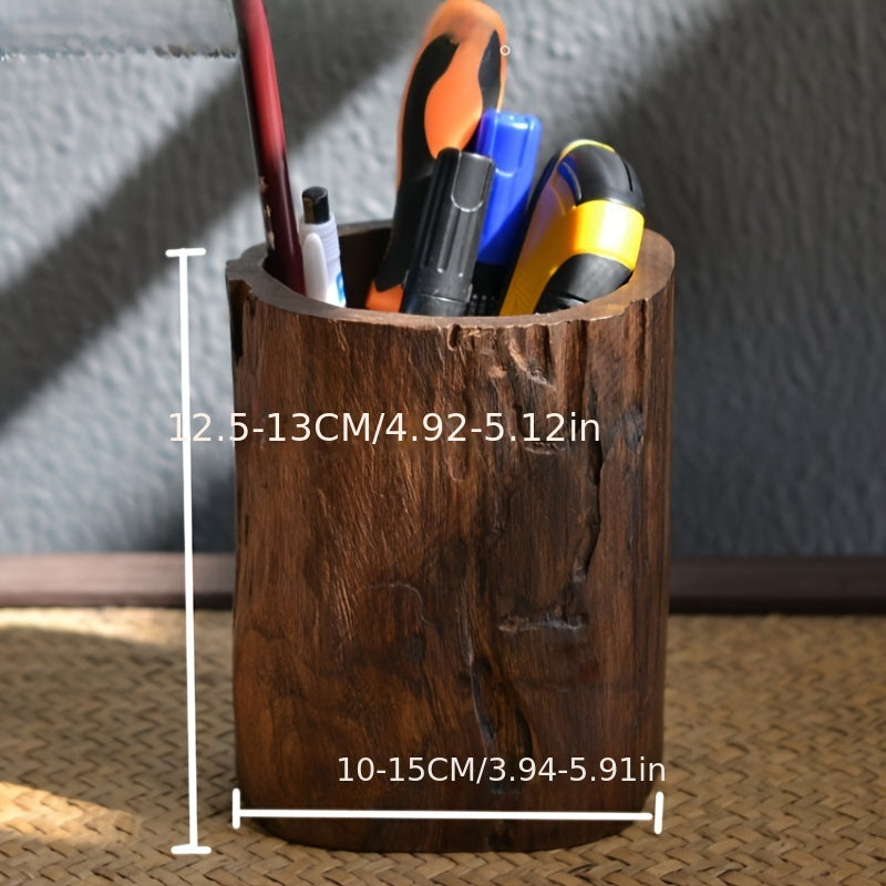 Kalsten | Handmade Wooden Pen Holder – Unique and Natural Look
