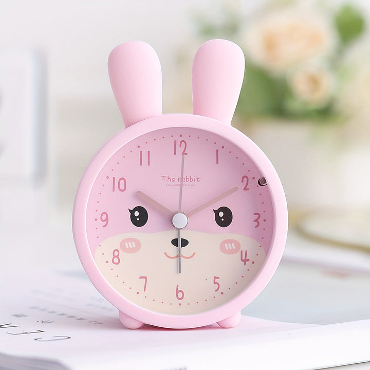 Kalsten | Children's Alarm Clock with Night Light – Quiet, Rabbit Pattern & Compact Design