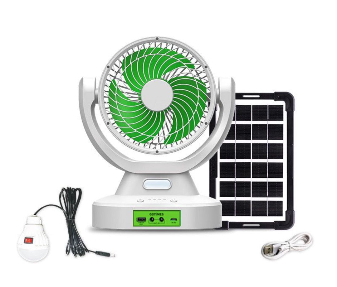 Solar Fan With Multifunction Light | Kalsten