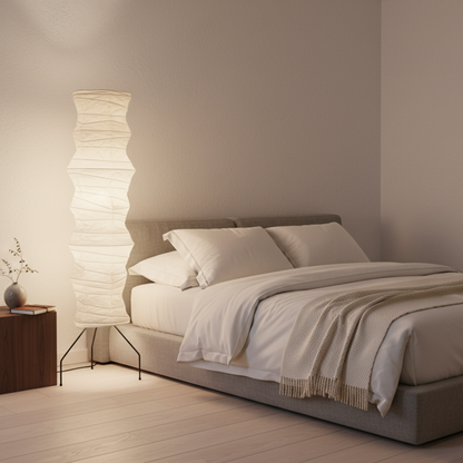 WabiSabi Organic Japanese Floor Lamp