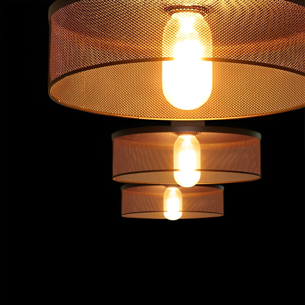 Creative Metal Meshed Black Industrial Style Pendant Lights Chandelier | Kalsten