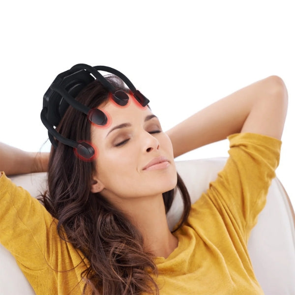 Skanto | Electric Octopus Head Massager - Best Head Massage Machine with Vibration Therapy