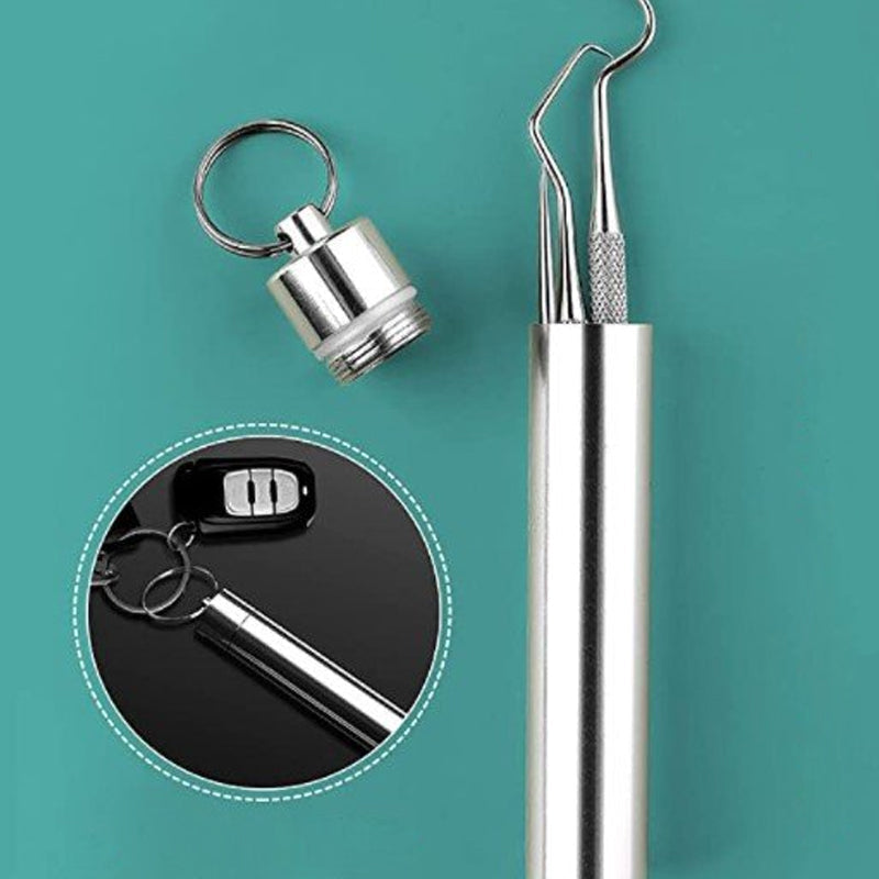 Toothpick set made of stainless steel (7 pieces) | Kalsten