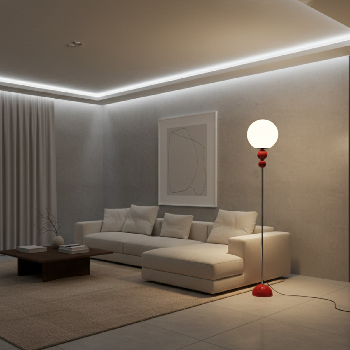 Clavora LED Floor Lamp