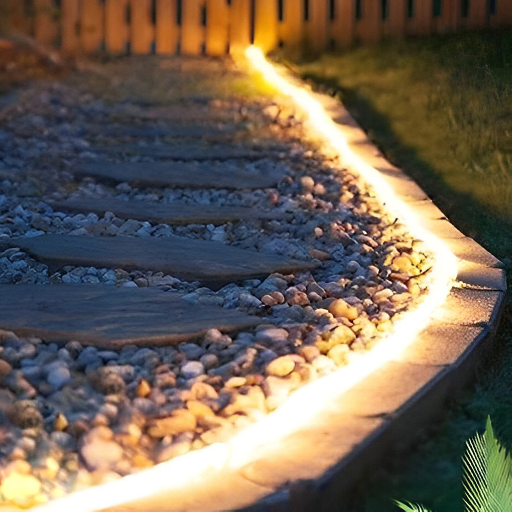 0.39'' Waterproof Recessed LED Under Tread Stair Lighting Modern Flexible Strip Light | Kalsten