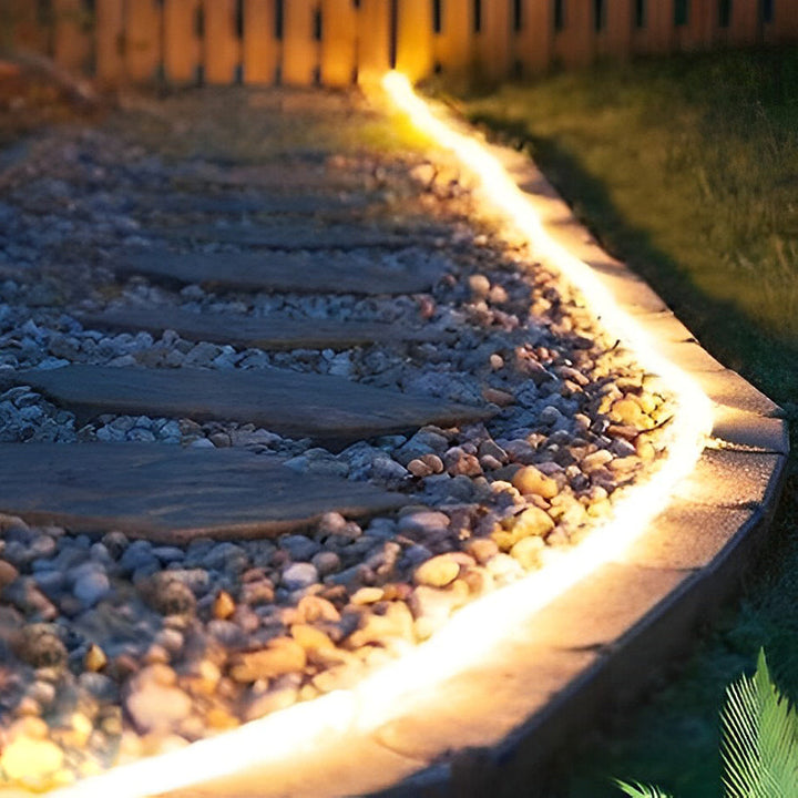 0.39'' Waterproof Recessed LED Under Tread Stair Lighting Modern Flexible Strip Light | Kalsten