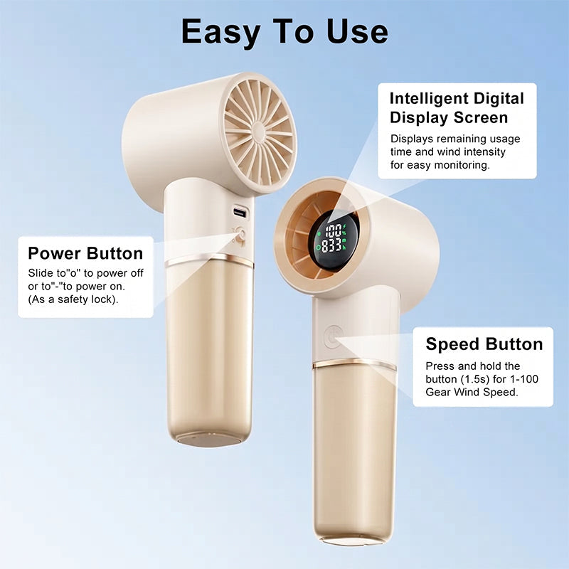 Portable Handheld Rechargeable Personal Cooling Fan | Kalsten