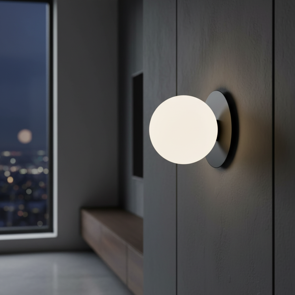 Poli Luxe Crystal-Accent LED Flush Mount