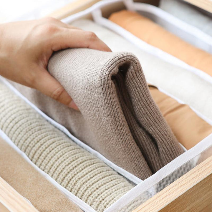 7 Grids Wardrobe Clothes Mesh Divider Organizer | Kalsten