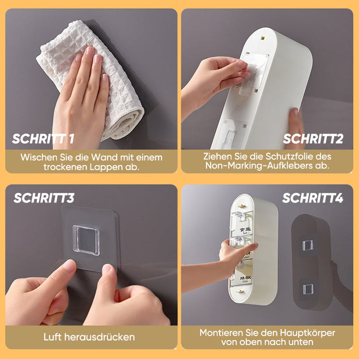 Space-saving spice jar for wall mounting | Kalsten