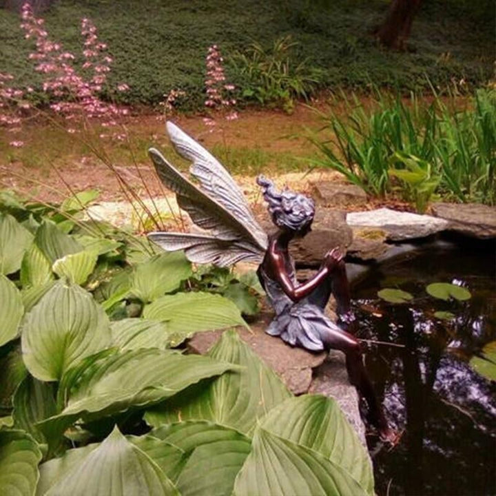 Kalsten | Sitting Fairy Garden Statue