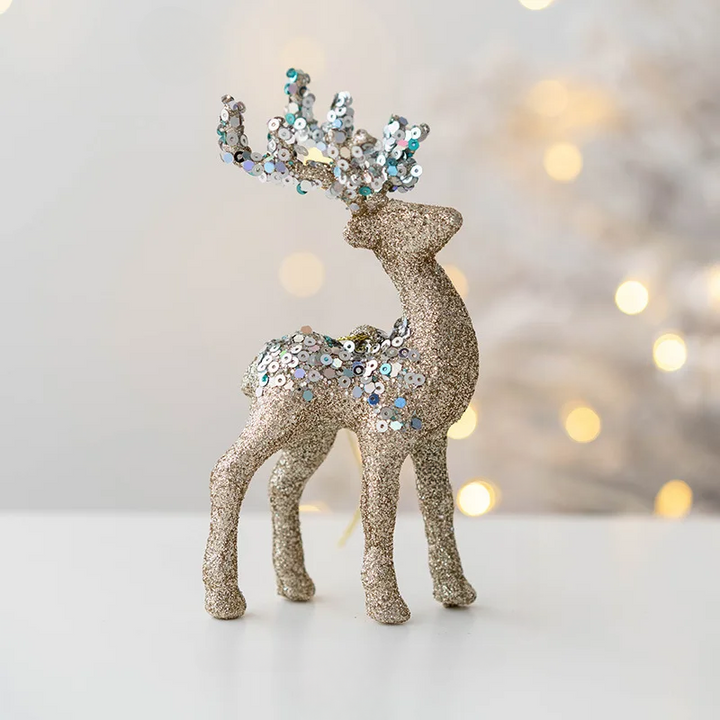 Sparkling Deer Ornament – Luxury Christmas Decoration for a Festive Atmosphere Kalsten