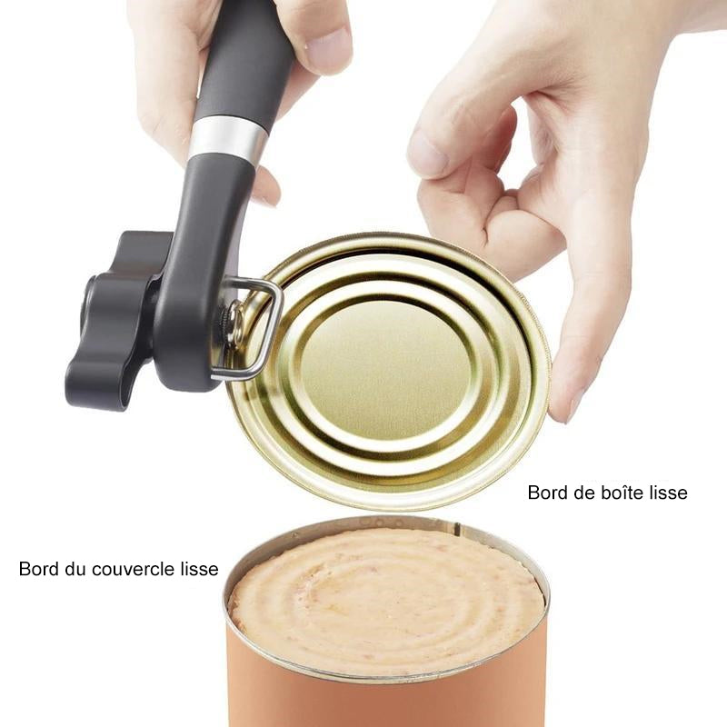 Safe-Cut Stainless Steel Can Opener | Kalsten