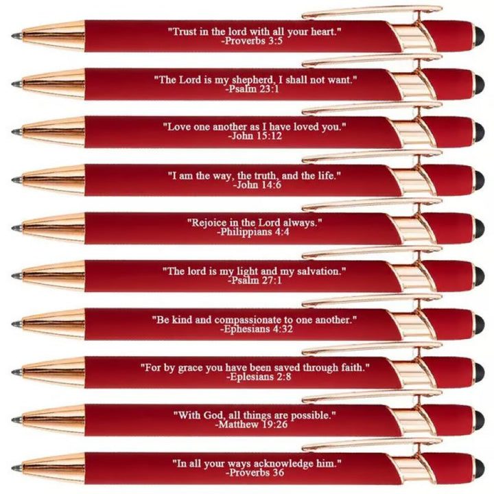 Kalsten | ️Premium Comfort Bible Verse Pens – 10 pcs
