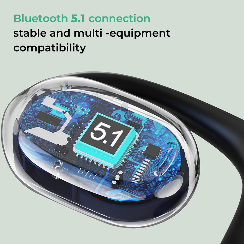 AirBeat Flex Open Ear Bluetooth Headphones – Comfortable & Safe Sports | Kalsten