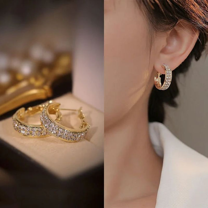 Kalsten | Lymphatic activity hoop earrings