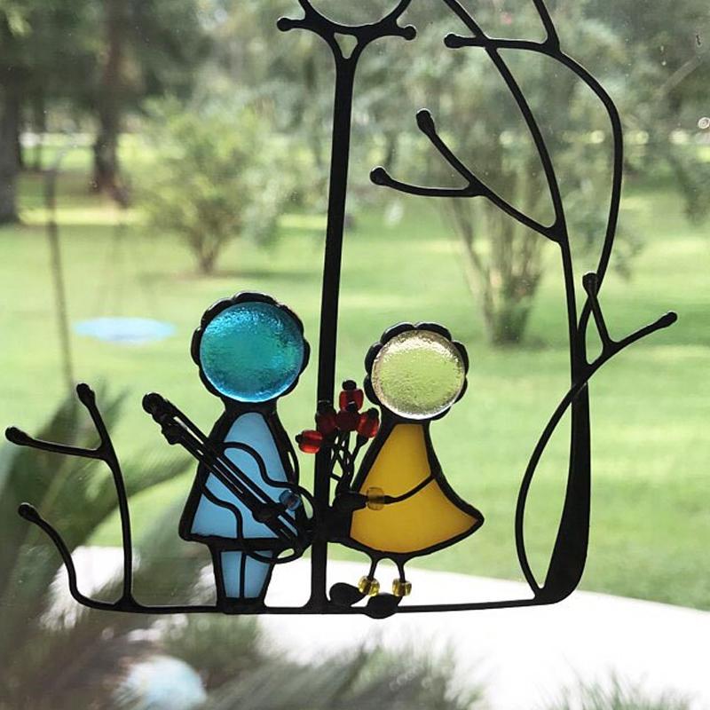 Stained Glass Hangings Sun Catcher Art Decoration Gift | Kalsten