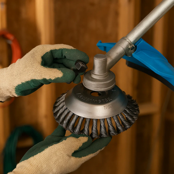 GrassCut TurboHead – Universal 6-Blade Weed Brush for Trimmers | Kalsten
