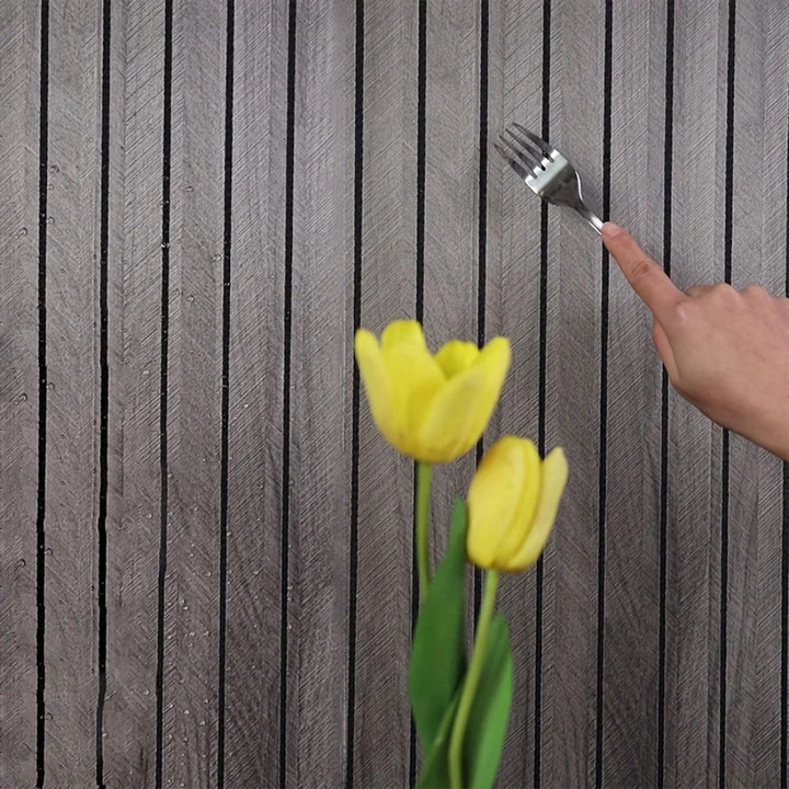 Self Adhesive Waterproof Wall Panel Wood Look Design Kalsten