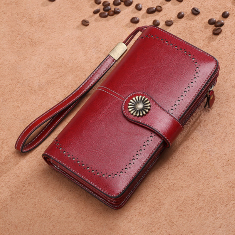 Retro long wallet with large capacity | Kalsten