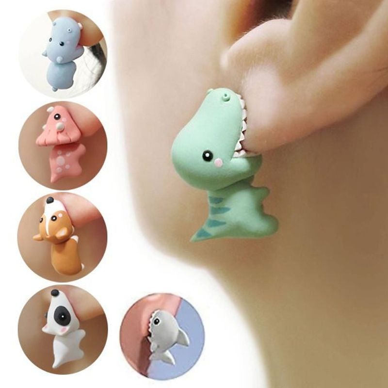 Kalsten | Cute Animal Bite Earrings, 1 Pair