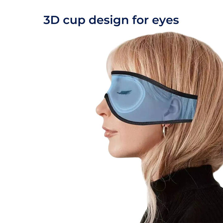 DreamSounds Bluetooth Sleeping Mask with Built-in Headphones | for Travel - Meditation - Light Blocking Comfort Kalsten